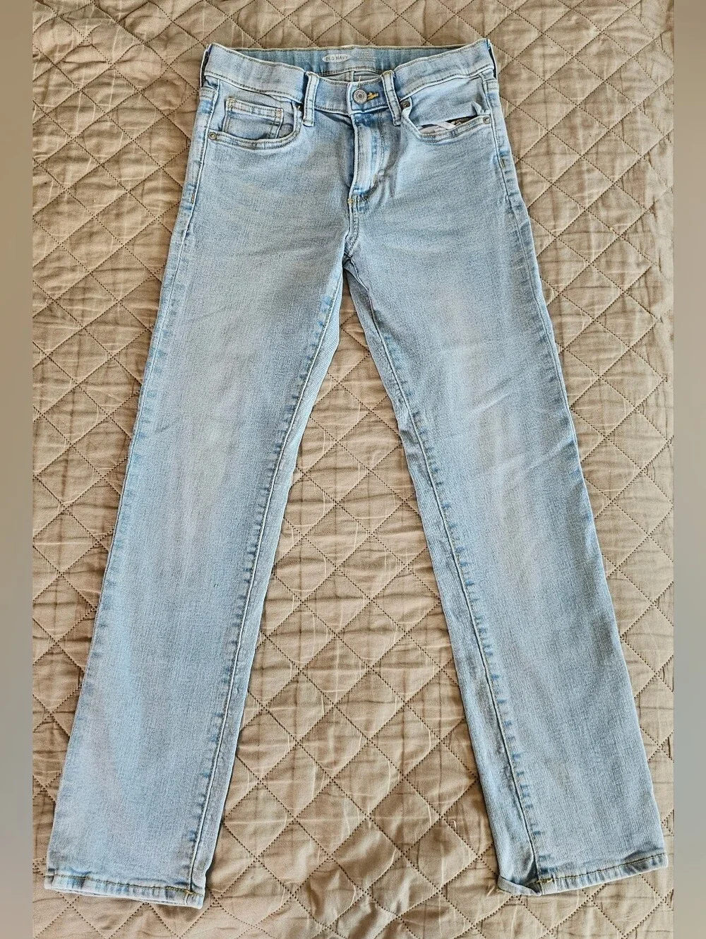 Kids size 12 old Navy karate slim light blue jeans